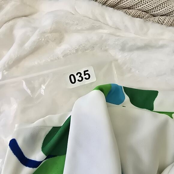 60s Mod Retro Collared Dress Blue Green Turquoise Vintage House Wife Size 18 - Picture 14 of 15